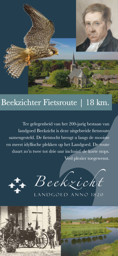 Folder VOORZIJDE Fietsroute Beekzicht